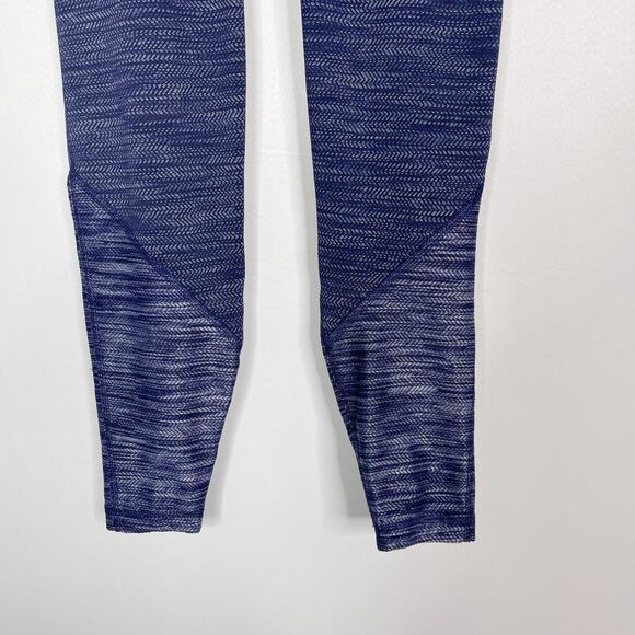 Old Navy Womens XSmall XS Spacedye Blue Go-Dry Pieced Leggings Workout Yoga - Picture 4 of 7